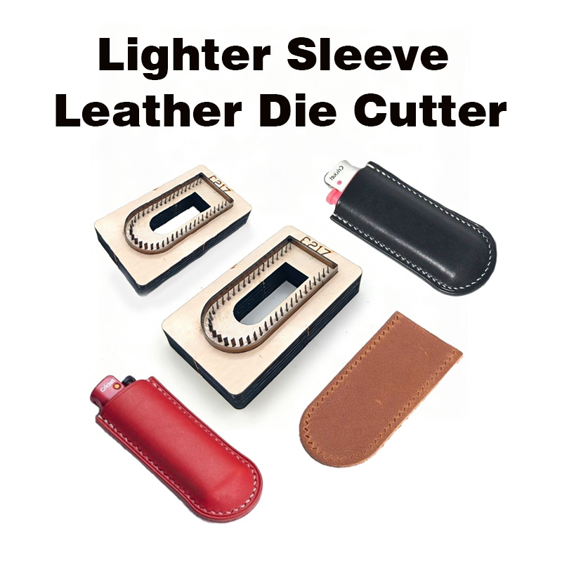 Leatherwork Kit - C217 Toothed Edge Lighter Case Leather
