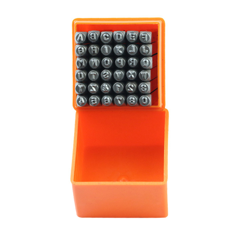 Leatherwork Kit - 36 Pcs Punch Stainless Steel Letter