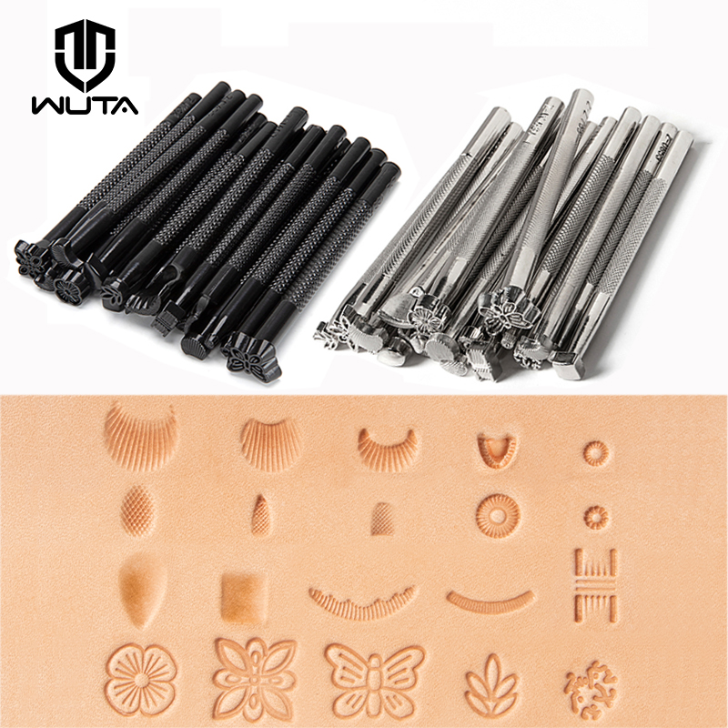 Leatherwork Kit - WUTA Leather Stamping Tools Skin Stamps