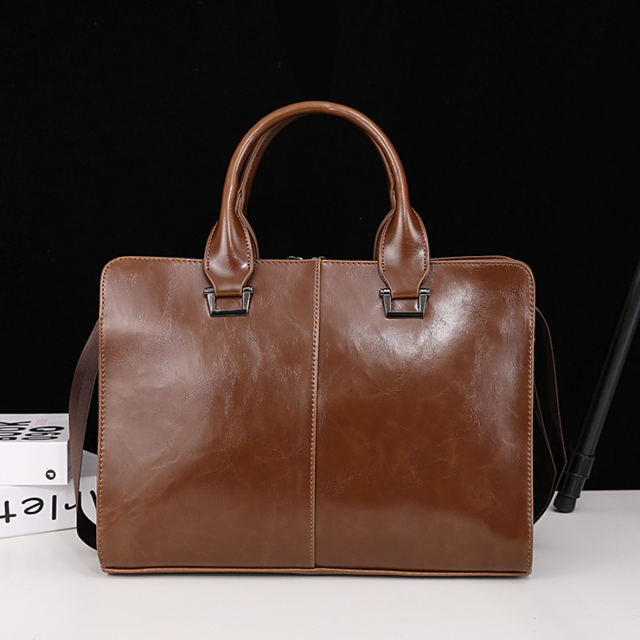 【New Arrival】Vintage Brown Lea - огляд і ціна Leather Work Laptop Bag