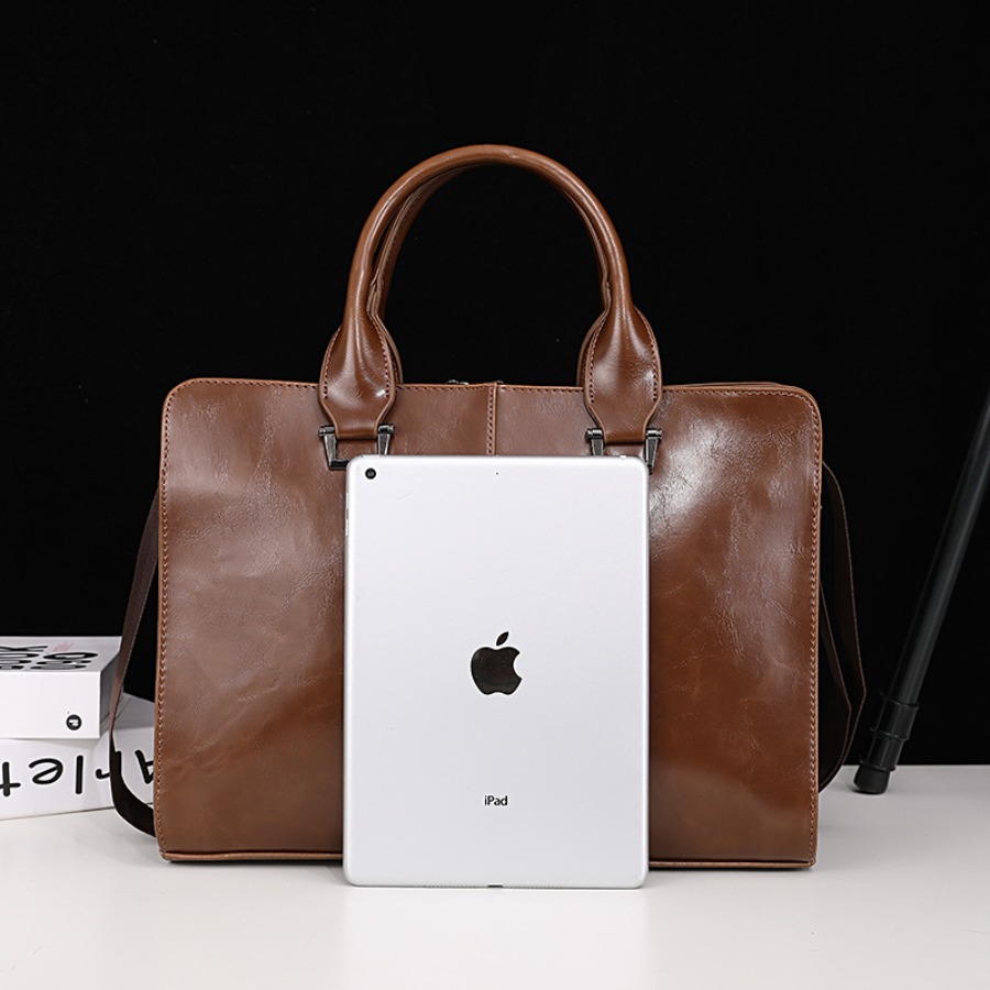 【New Arrival】Vintage Brown Lea - огляд і ціна Leather Work Laptop Bag