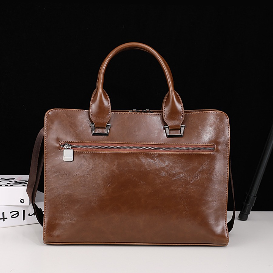 【New Arrival】Vintage Brown Lea - огляд і ціна Leather Work Laptop Bag