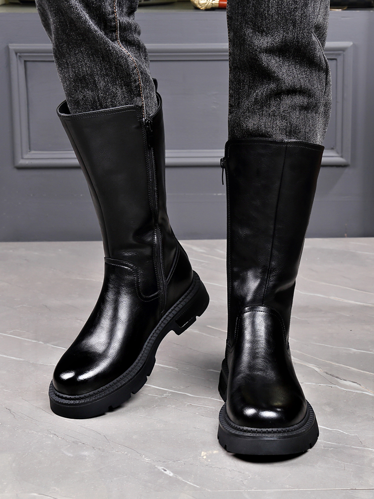 Men's Long Tube  Boots High To - огляд і ціна Leather Work Youtube