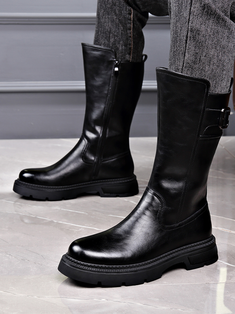 Men's Long Tube  Boots High To - огляд і ціна Leather Work Youtube