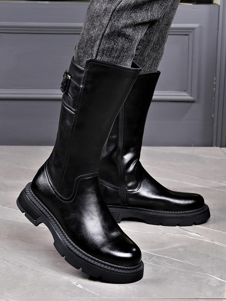 Men's Long Tube  Boots High To - огляд і ціна Leather Work Youtube