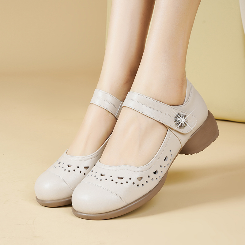3cm All Match Breathable Comfo - огляд і ціна Leather Work Women Shoes