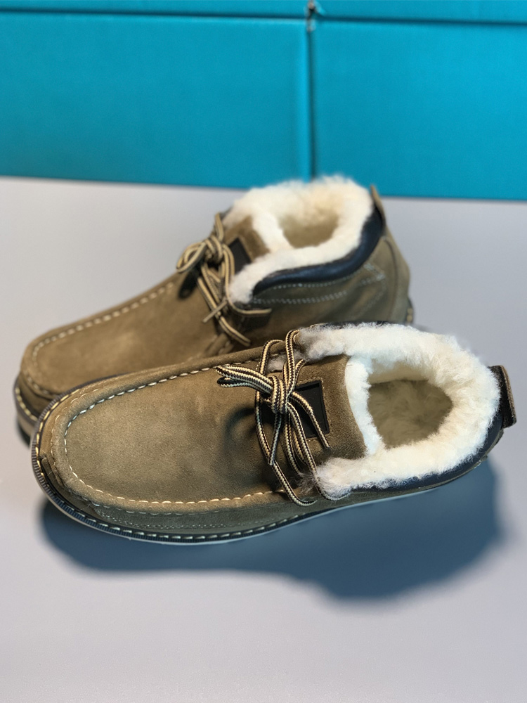Men's  Boots Fur Lined Thick B - огляд і ціна Leather Work Youtube