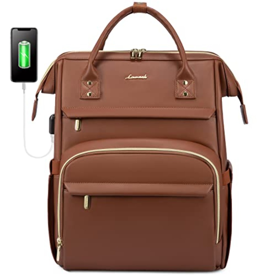 Leather Laptop Backpack for Wo - огляд і ціна Leather Work Laptop Bag