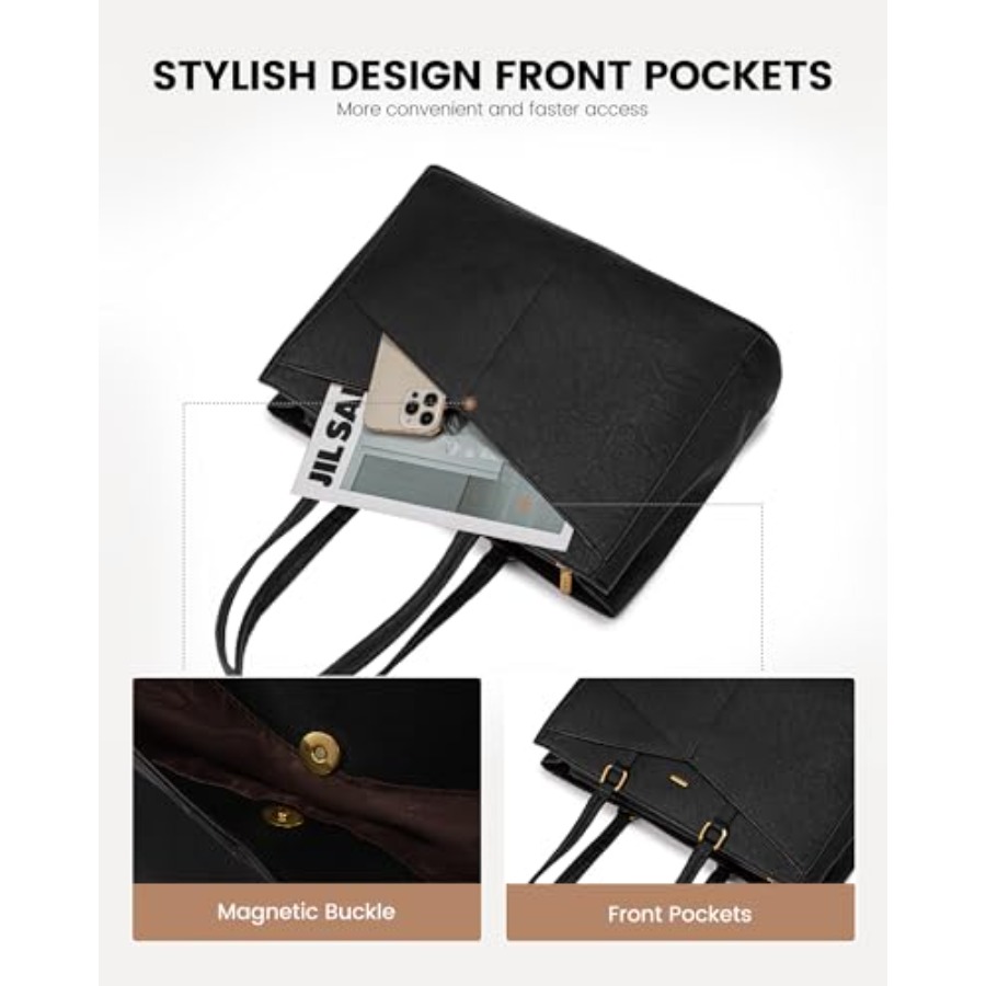 Vintage Leather Work Tote - La - огляд і ціна Leather Work Laptop Bag