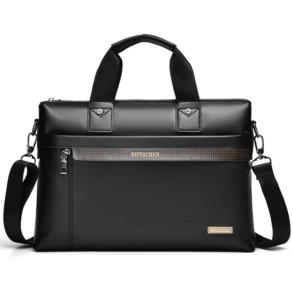 2026 New Men Briefcase High Qu - огляд і ціна Leather Work Laptop Bag