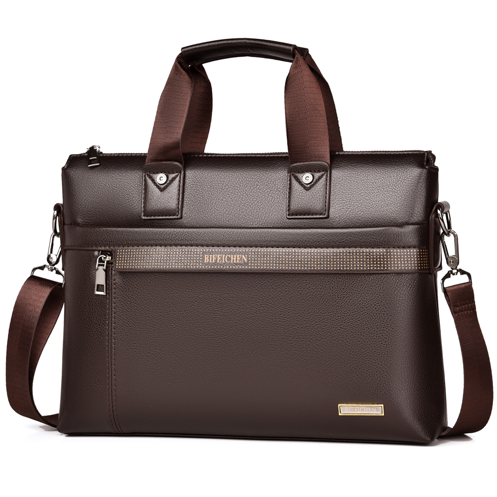 2026 New Men Briefcase High Qu - огляд і ціна Leather Work Laptop Bag