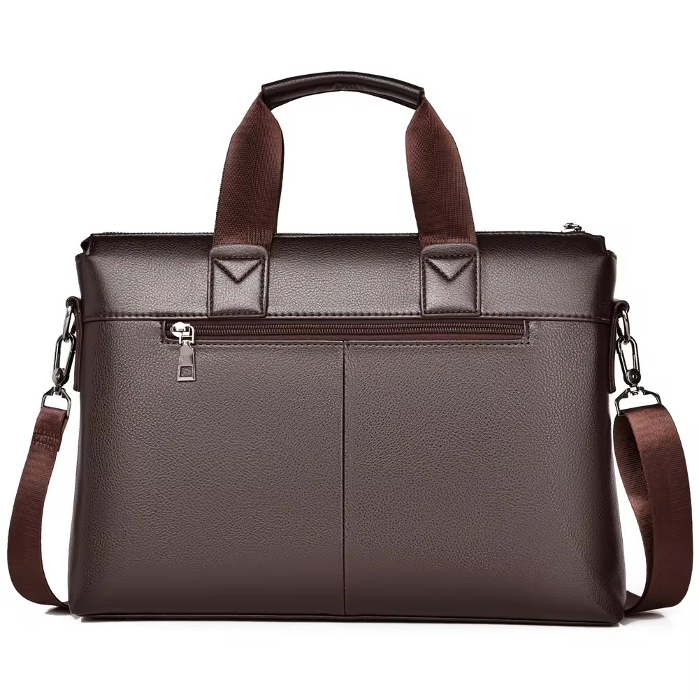 2026 New Men Briefcase High Qu - огляд і ціна Leather Work Laptop Bag