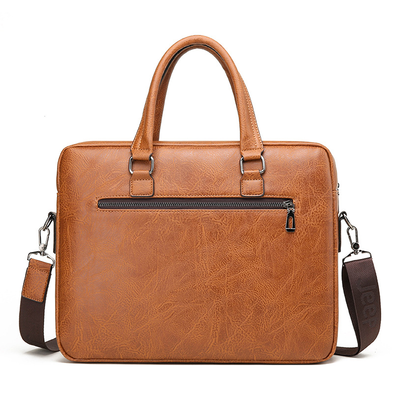 Luxury Brand Man Business Brie - огляд і ціна Leather Work Laptop Bag