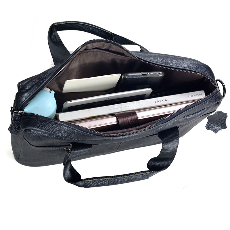 Large Men's Genuine Leather Ha - огляд і ціна Leather Work Laptop Bag