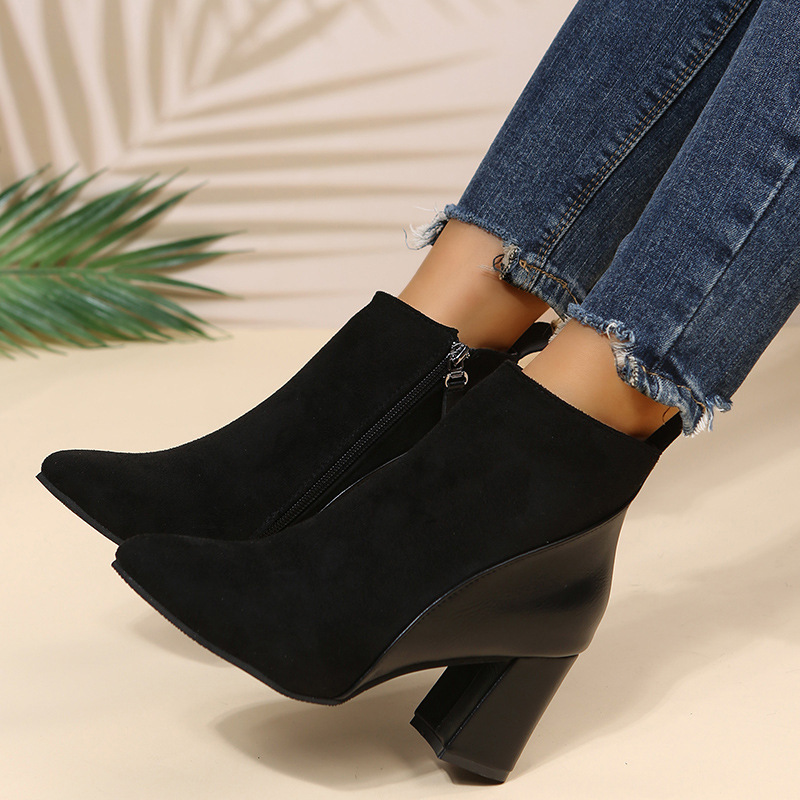 Women's Colorblock Ankle Boots - огляд і ціна Leather Work Youtube