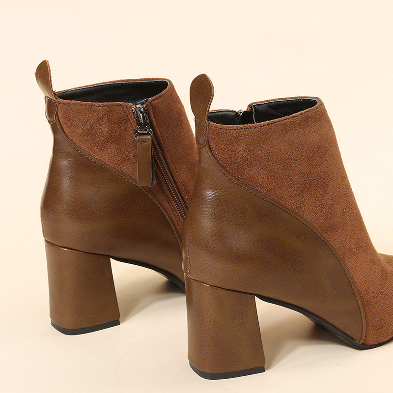 Women's Colorblock Ankle Boots - огляд і ціна Leather Work Youtube