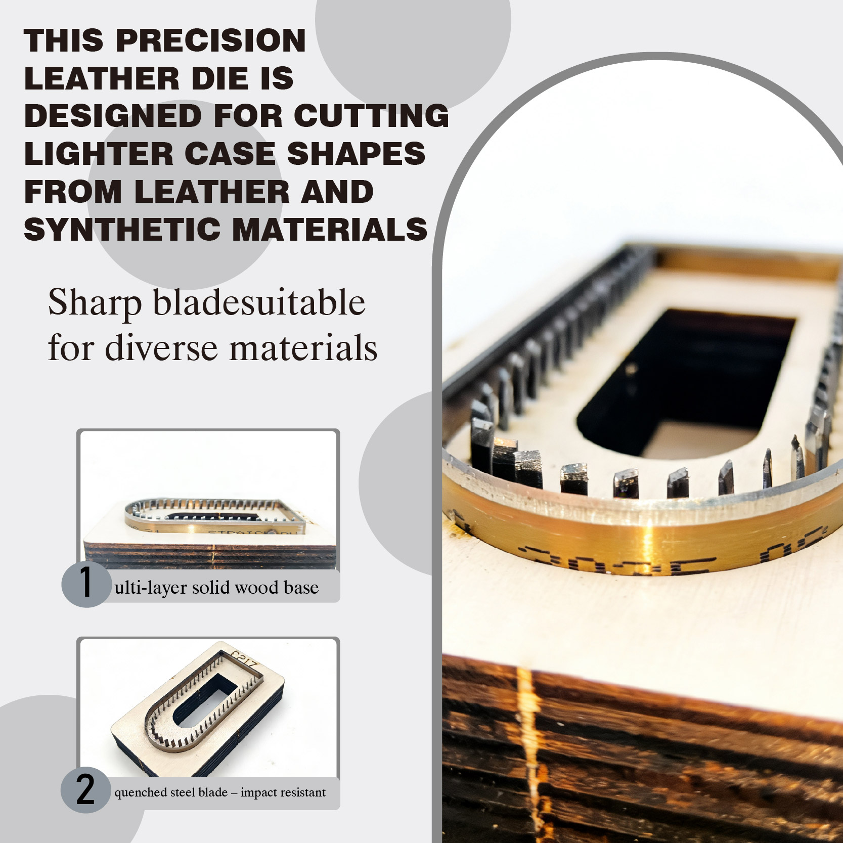 C217 Toothed Edge Lighter Case - огляд і ціна Leatherwork Kit