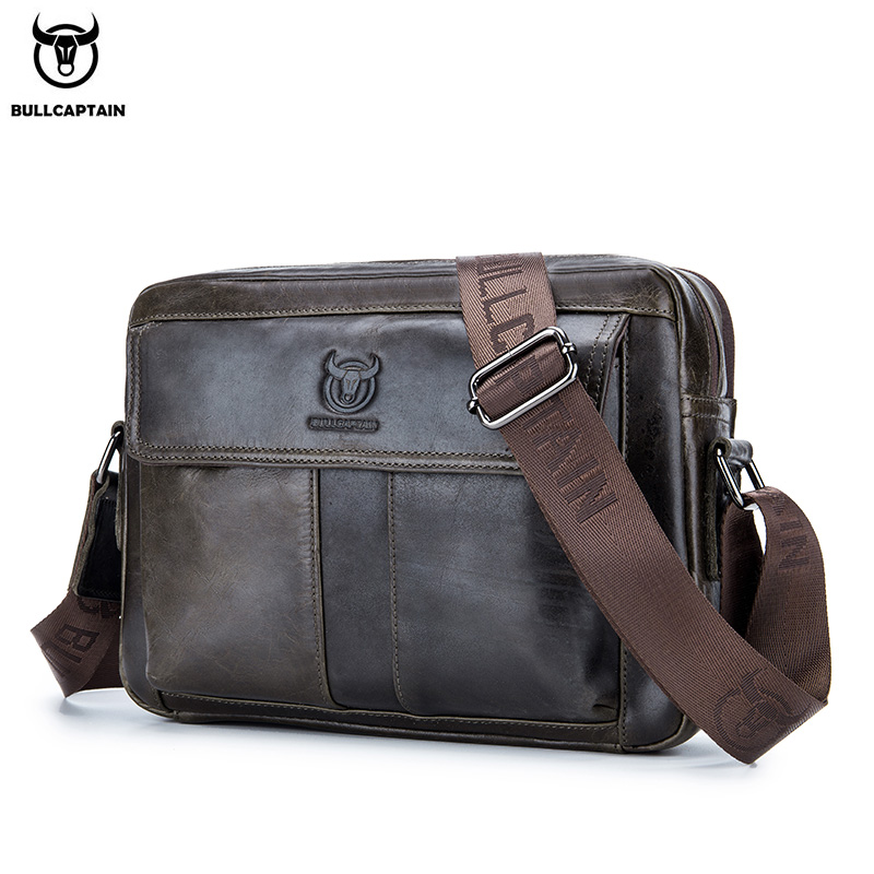 BULLCAPTAIN Genuine Leather Me - огляд і ціна Leather Work Laptop Bag