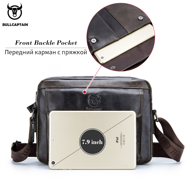 BULLCAPTAIN Genuine Leather Me - огляд і ціна Leather Work Laptop Bag