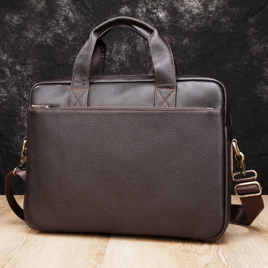 【New Arrival】Genuine Leather B - огляд і ціна Leather Work Laptop Bag