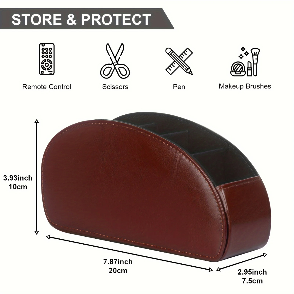 PU Leather Remote Control Hold - огляд і ціна Leatherwork Desk