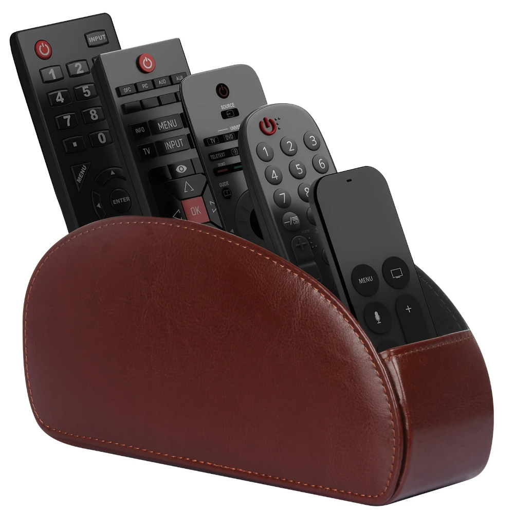 PU Leather Remote Control Hold - огляд і ціна Leatherwork Desk
