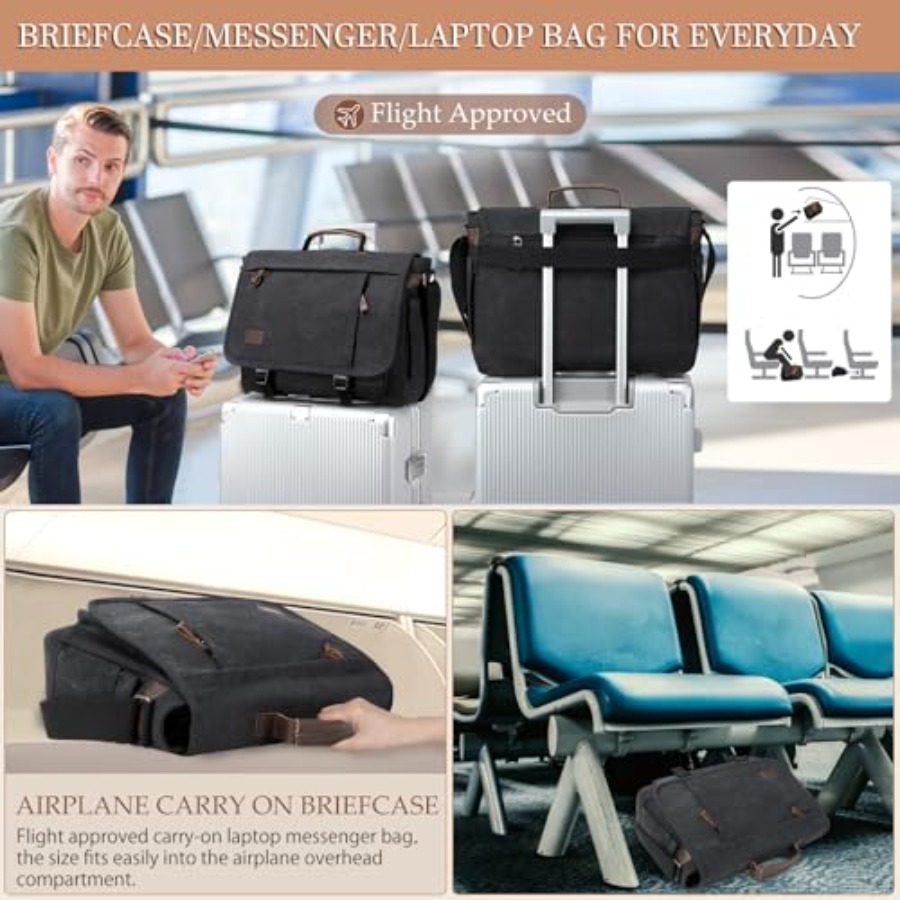 17.3 Inch Messenger Bag for Me - огляд і ціна Leather Work Laptop Bag