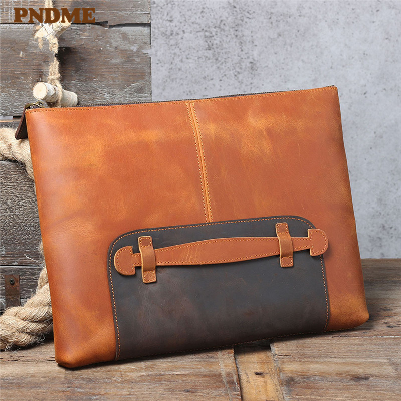 Vintage handmade genuine leath - огляд і ціна Leather Work Laptop Bag