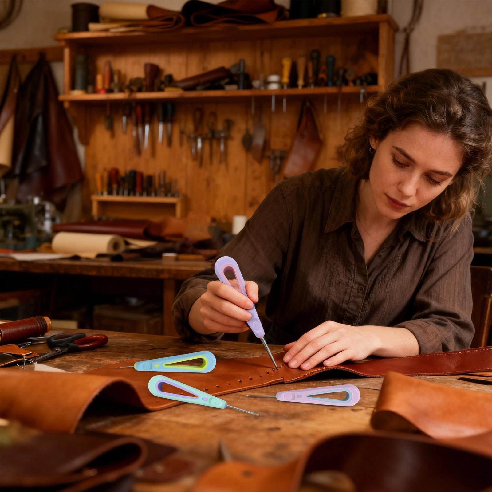 Leather Sewing Kit 4 Pieces St - огляд і ціна Leatherwork Kit