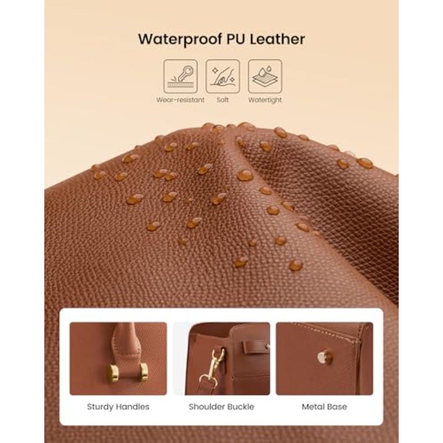 LOVEVOOK Laptop Tote Bag for W - огляд і ціна Leather Work Laptop Bag