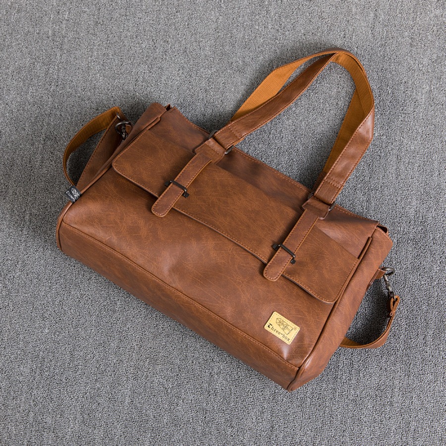 【New Arrival】 Men's Vintage Br - огляд і ціна Leather Work Laptop Bag