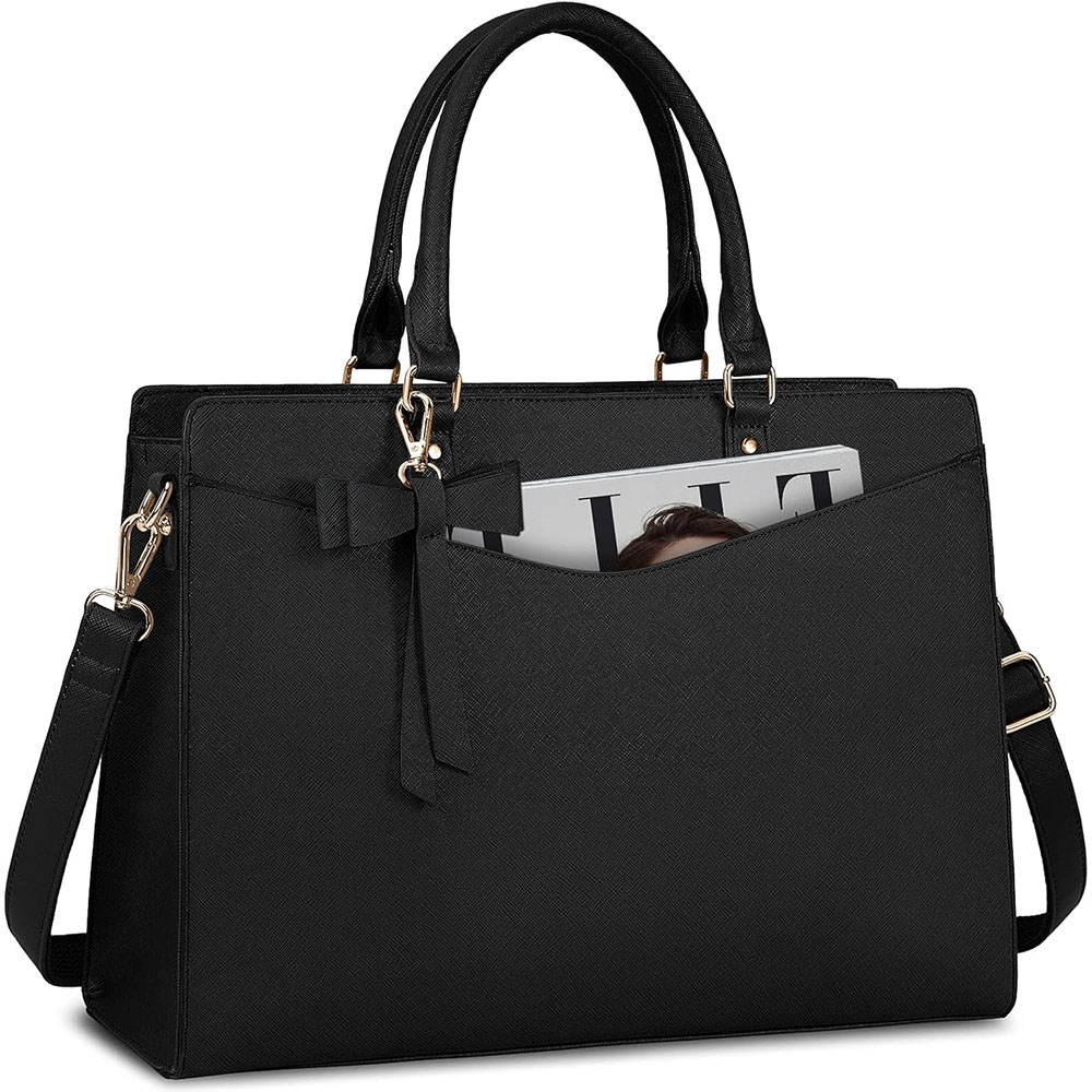Laptop Bag for Women 15.6 Inch - огляд і ціна Leather Work Laptop Bag
