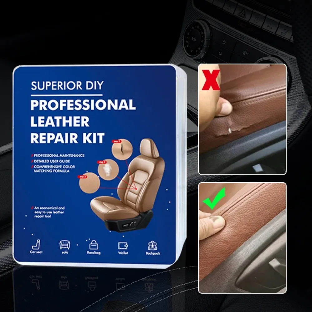Car Leather Repair Tool Kit 7  - огляд і ціна Leatherwork Kit
