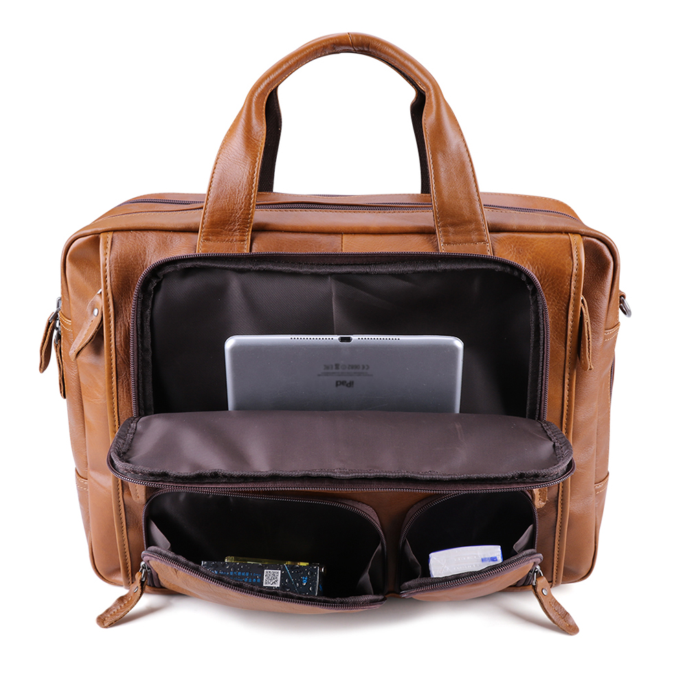 Lachiour 17 inch Laptop Bag Me - огляд і ціна Leather Work Laptop Bag
