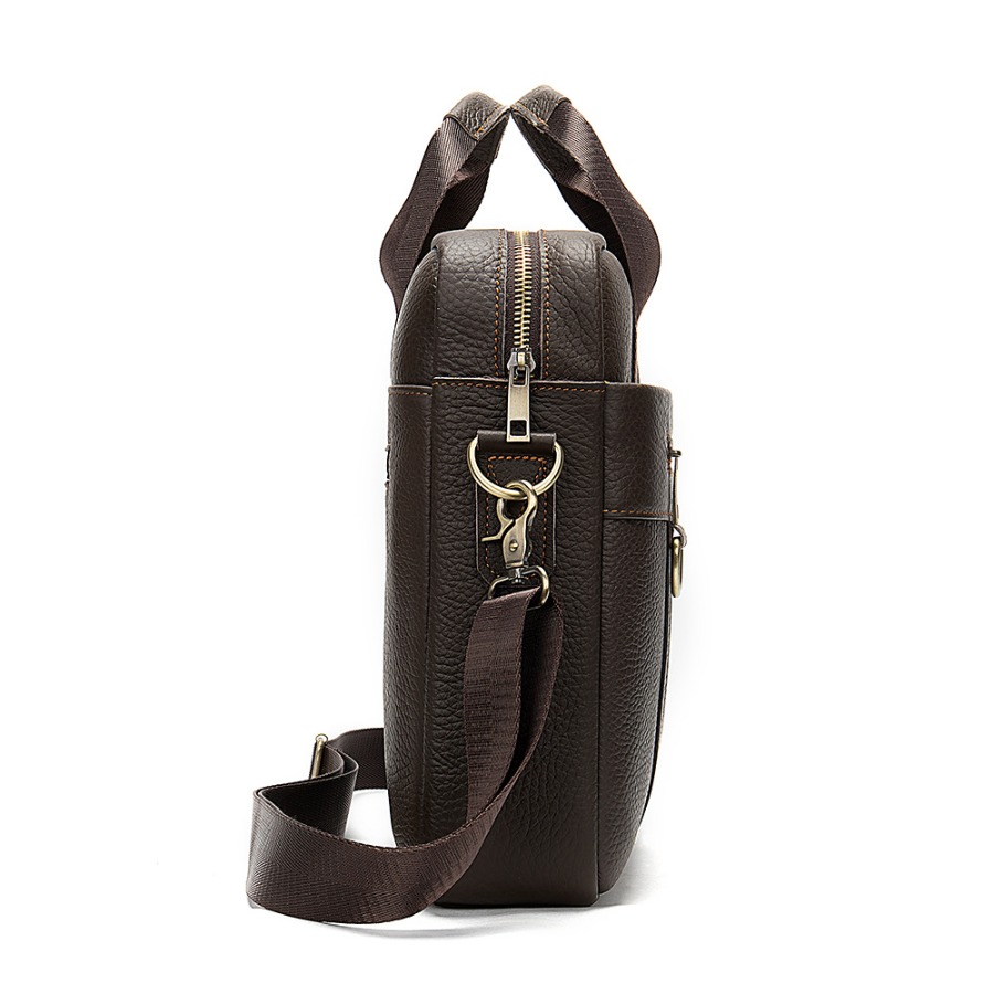 【New Arrival】Men's Genuine Lea - огляд і ціна Leather Work Laptop Bag