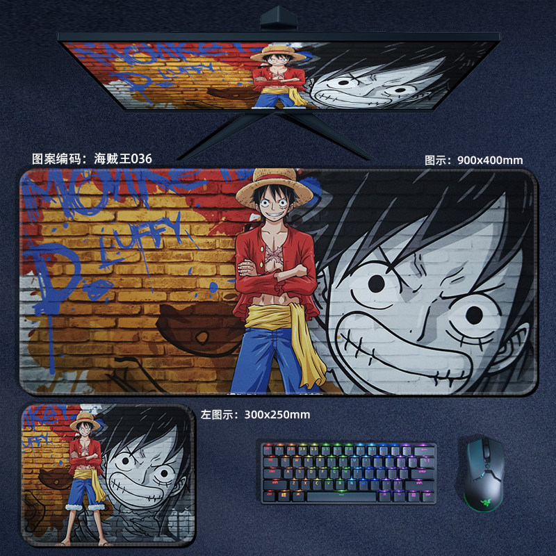 Anime ONE PIECE Leather Mouse  - огляд і ціна Leatherwork Desk