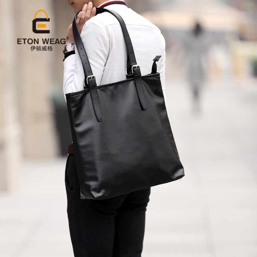 【New Arrival】Men's Large Leath - огляд і ціна Leather Work Laptop Bag