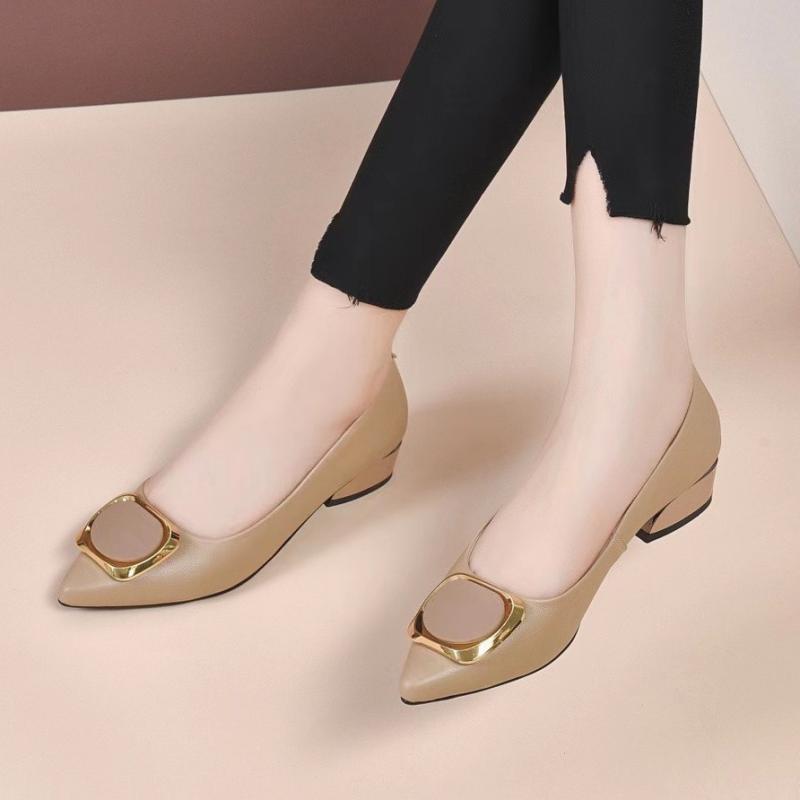 Spring Women's Pointed-Toe Chu - огляд і ціна Leather Work Women Shoes