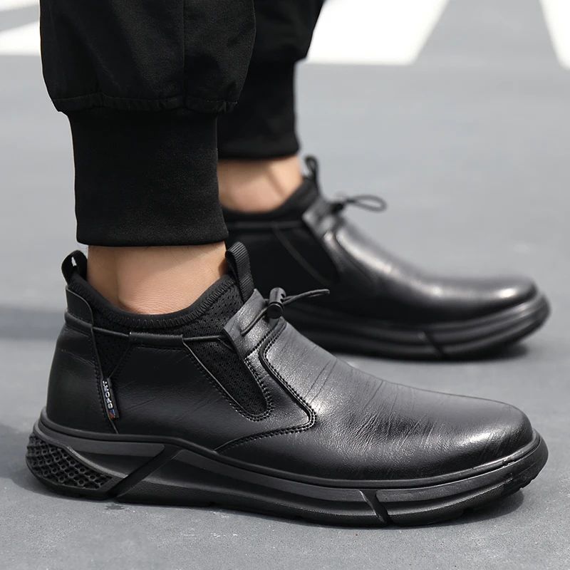 Men's Black Leather Waterproof - огляд і ціна Leather Work Youtube